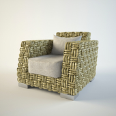 Плетеное кресло (бамбук)