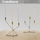 Crate&barrel Gabriel Candle Holder