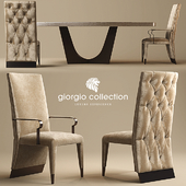 Table and chair Giorgio Lifetime Dining Chairs