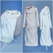 bathrobe / bathrobe hanger