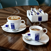 Cup of Lavazza coffee