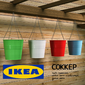 IKEA pots hanging soccer