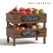 Pottery Barn Stackable Fruit and Vegetable Crates