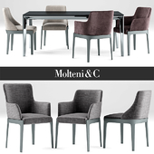 Table and chair Chelsea Chair Molteni &amp;