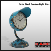 Hours Kare-Table Clock Scooter-Light Blue