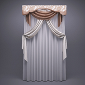 Curtains with lambrikenom