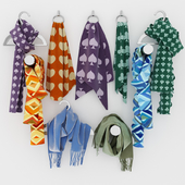 Set scarf hangers