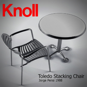 Toledo Stacking Chair and Pensi Table