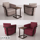 Porada Arena Poltrona Armchair and table Script 45