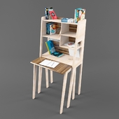 Shelf with retractable workplace №3