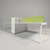 Office table LAVORO 4 jobs