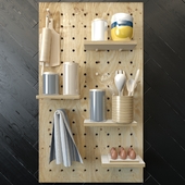 Wall-mounted Storage Panel