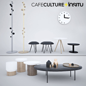 A set of furniture, cafe