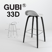 GUBI 33D Fully  Upholstered Hallingdal