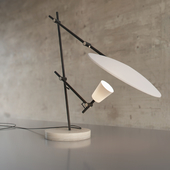 Crescent table lamp, Lewis Yee