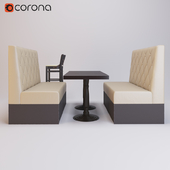Cafe Chair Table Set 2