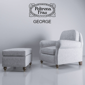 Chair and ottoman George
