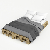 Bed of pallets