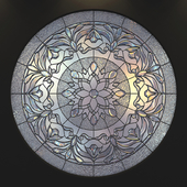Stained glass round