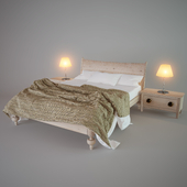 Bed bedside cabinet Marchetti