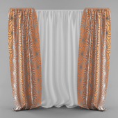 Curtains with pattern