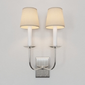 VISUAL COMFORT Studio TT Double Sconce in Antique Nickel by Visual Comfort SL2861AN