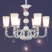 Chandelier Arte lamp A3006LM-6WH, series ALBINA