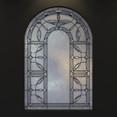 Stained glass for windows with arch