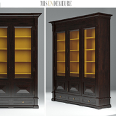 BOOKCASE ORSAY COLLAPSABLE F. PALISSANDRE INS. OCHRE