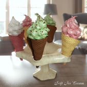 Liquid ice cream stand