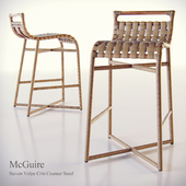mcguire STEVEN VOLPE CRIN COUNTER STOOL