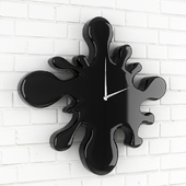 Дизайнерские часы "Клякса"