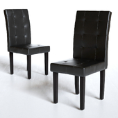 Martha Brown Bonded Leather Parsons Dining Chair
