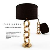INTERLACED GOLD CHAIN TABLE LAMP BASE