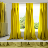 Curtains with puffs (tucks)