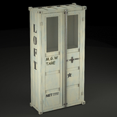 Offshore Container wardrobe in the industrial style