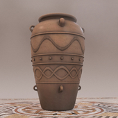 Pifosov Greek vessel. Minoan pottery, Pithos