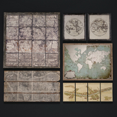 Collection of pictures with maps