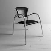 Metallic chair