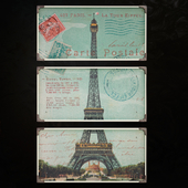 Eiffel Tower Carte Postale
