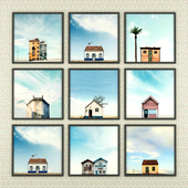 A set of photos of Portuguese houses lonely / Lonely houses by sejkko