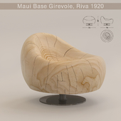 Кресло Maui Base Girevole от итальянского производителя Riva 1920