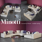Leonard by Minotti - modular seating