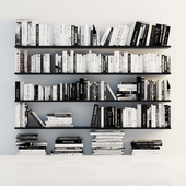 Stand of books