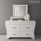 Dresser + mirror and nightstand from the company Vrinel