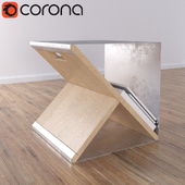 Chair-shelf by Noon Studio