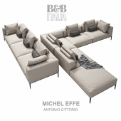 B&B ITALIA MICHEL EFFE 2 дивана