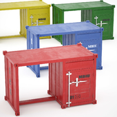 Sea Container desk (4 colors)