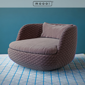 Moooi кресло BART armchair.