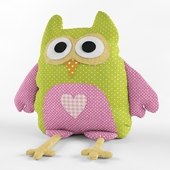 Textile owl toy